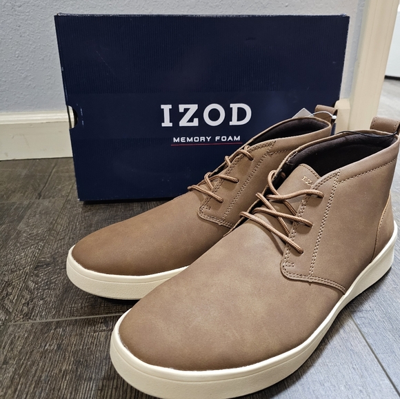 Izod Men\'s 8 Memory Foam Palmer Style In Brown New In Box main image 8